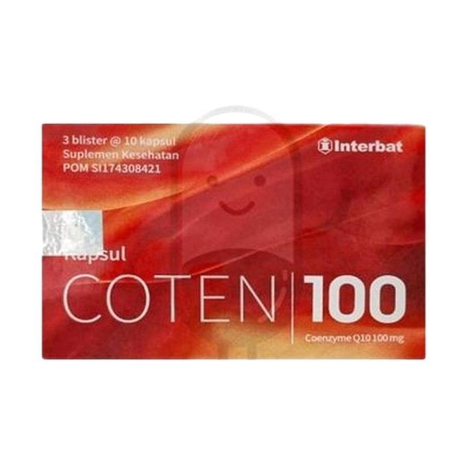 Jual coten 100mg Box isi 30 kapsul Interbat | Shopee Indonesia