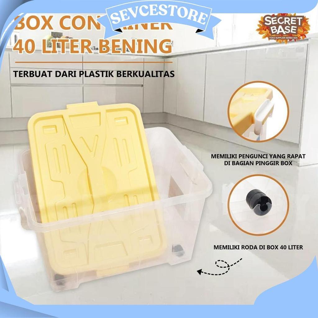 Jual Box Container 40 Liter + Roda - Kontainer Box Plastik / Container ...