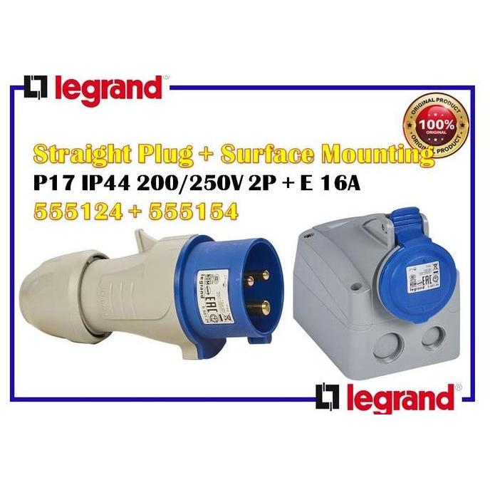 Jual Promo Legrand Industrial Plug And Socket Surface Mounting P17 ...