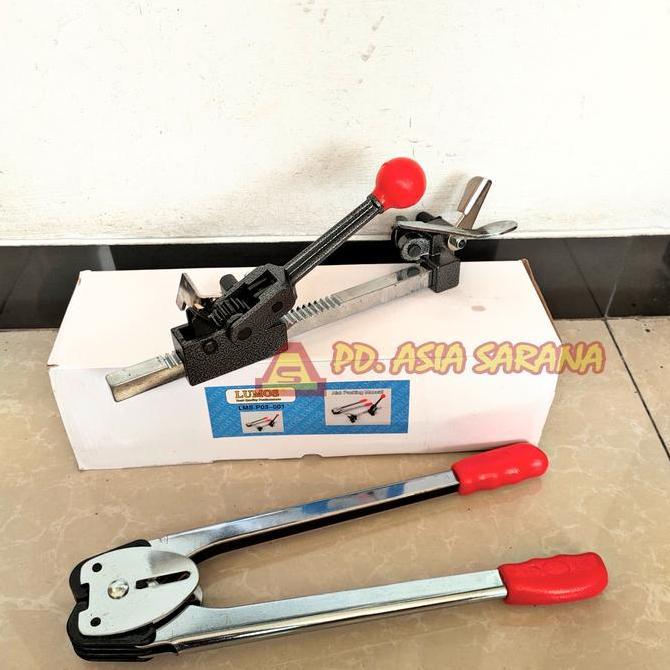 Jual ALAT MESIN PENGIKAT TALI PRESS STRAPPING BAND MANUAL PACKING LUMOS ...