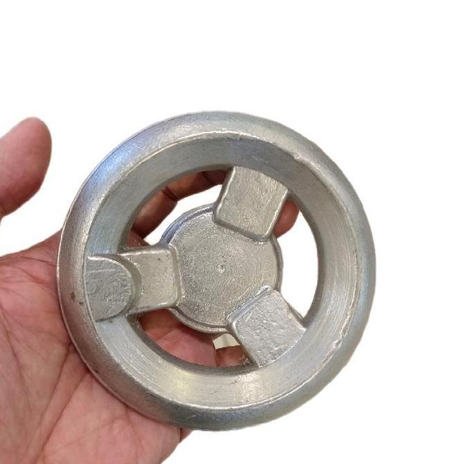Jual TERBARU - HAND WHEEL 4 INCH ALUMUNIUM CASTING BLIND HOLE 37mm ...
