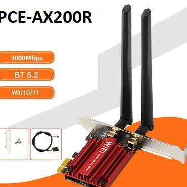 Jual Intel Wifi 6 AX200 Pci Express Pcie pci-e x1 card dual band ac ax ...