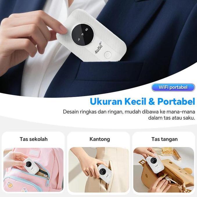 Jual Router WiFi 4G 5G LTE M5 Langsung Pakai SIM Card Support Telkomsel ...