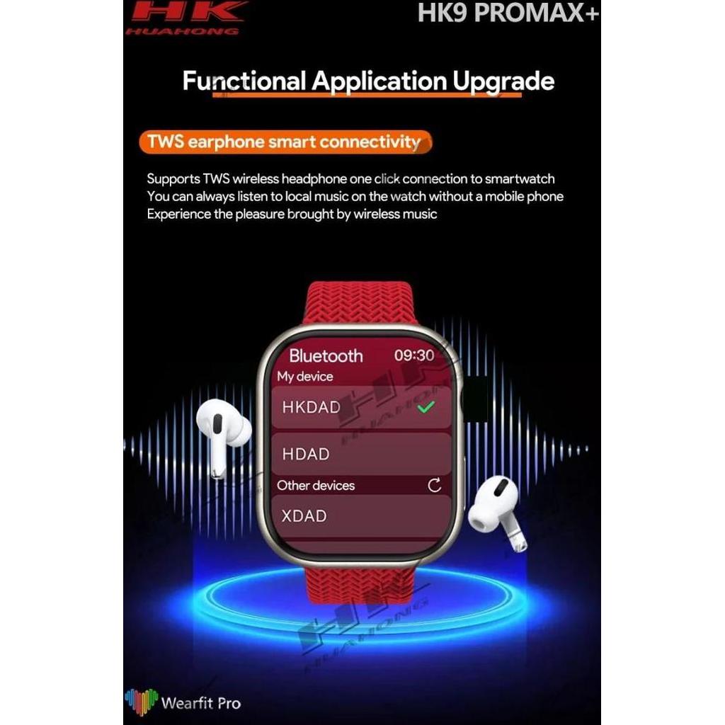 Jual New- HK9 Pro Plus GEN 2 Smartwatch AMOLED Always On Display Watch ...