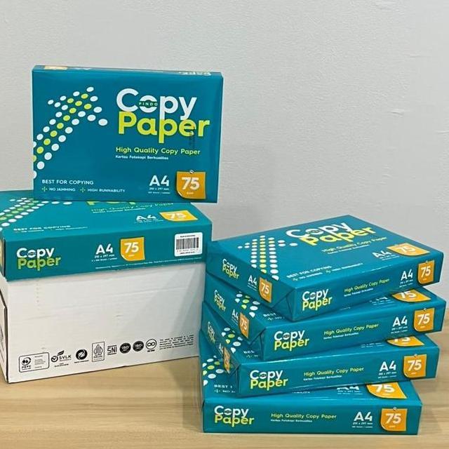 Jual Kertas Copy R A4 75 Gr 1 Rim Isi Lembar Kertas Hvs Putih | Shopee ...