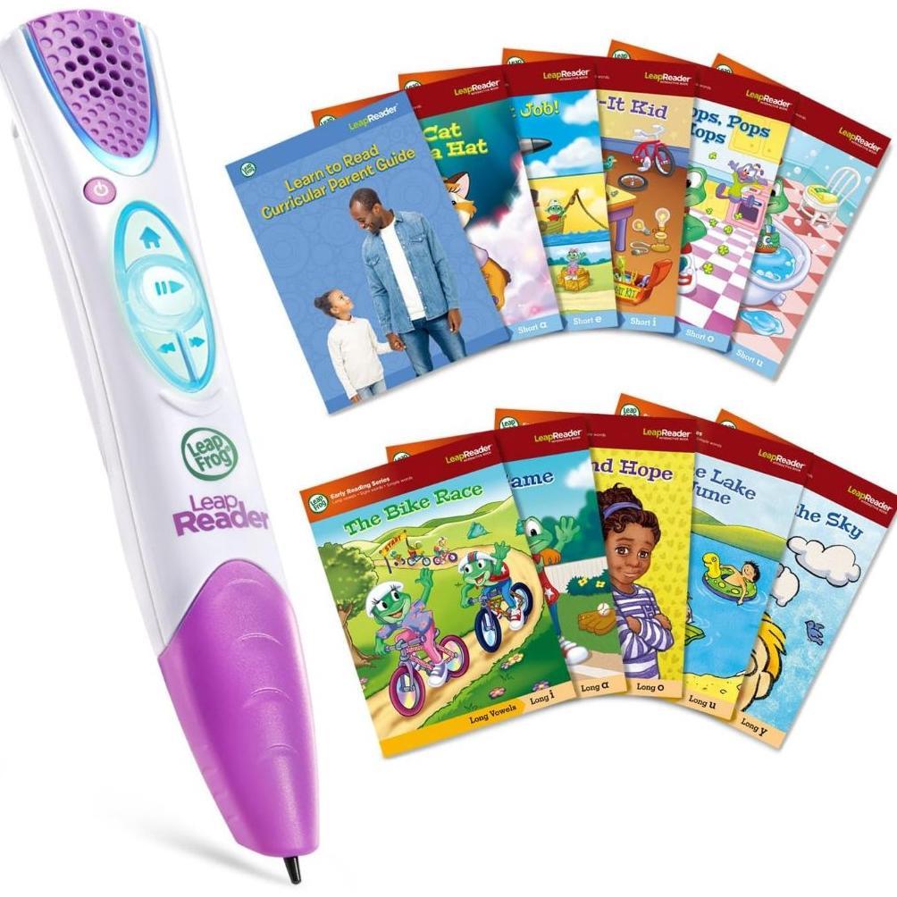 Jual LeapFrog LeapReader System Learn-to-Read 10 Book Mega Pack, Pink ...