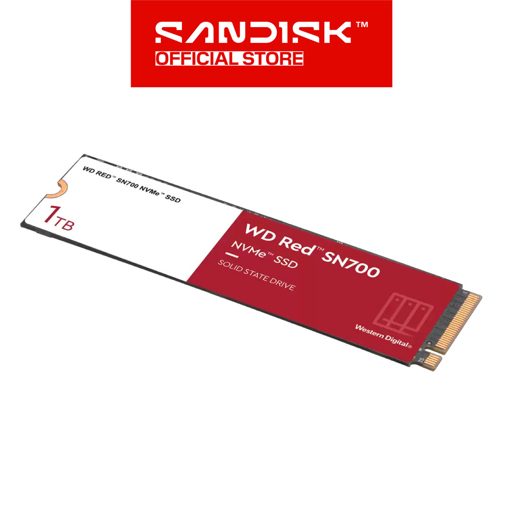 WD Red SSD NAS SN700 250GB / 500GB / 1TB / 2TB / 4TB M.2 PCIe Gen3 NVMe 2280 (3)