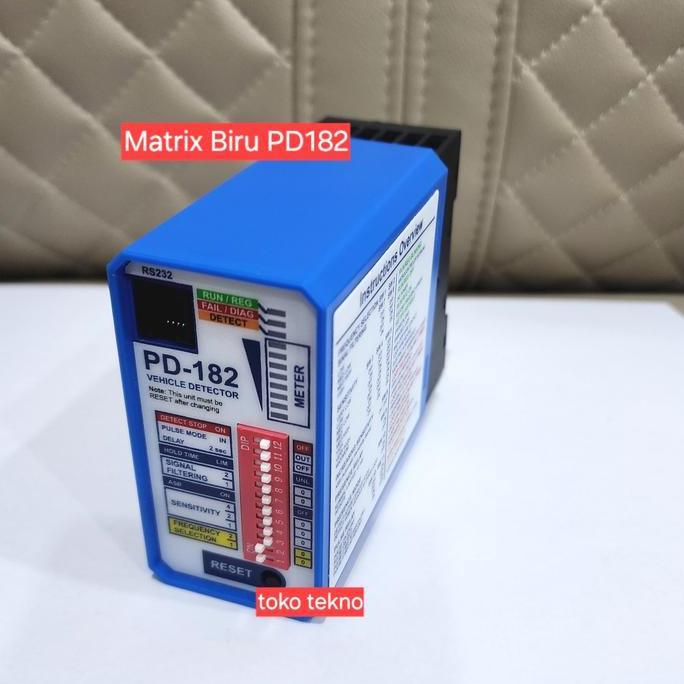 Jual Matrix Loop Detector Biru Single PD182 | Vehicle Detector Biru ...