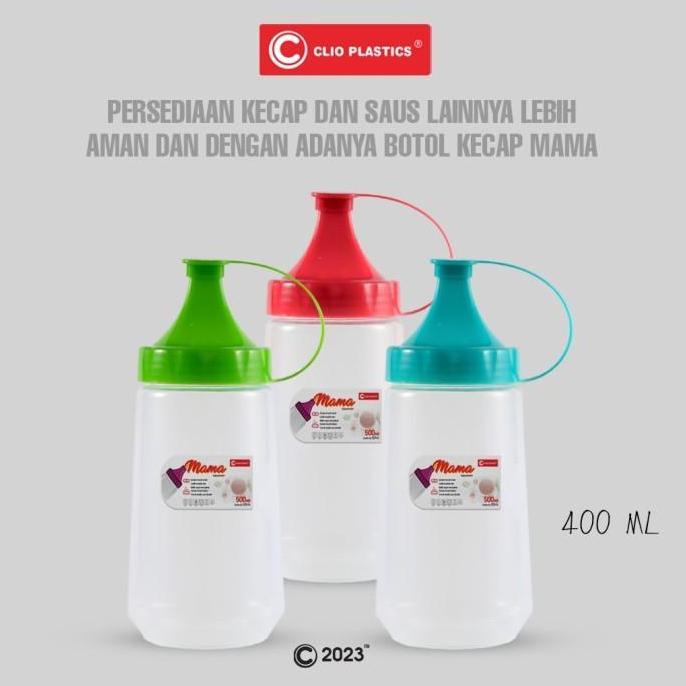 Jual Good- Botol Kecap 400ml / Botol Saos / Botol Mayonnaise Merek Clio ...
