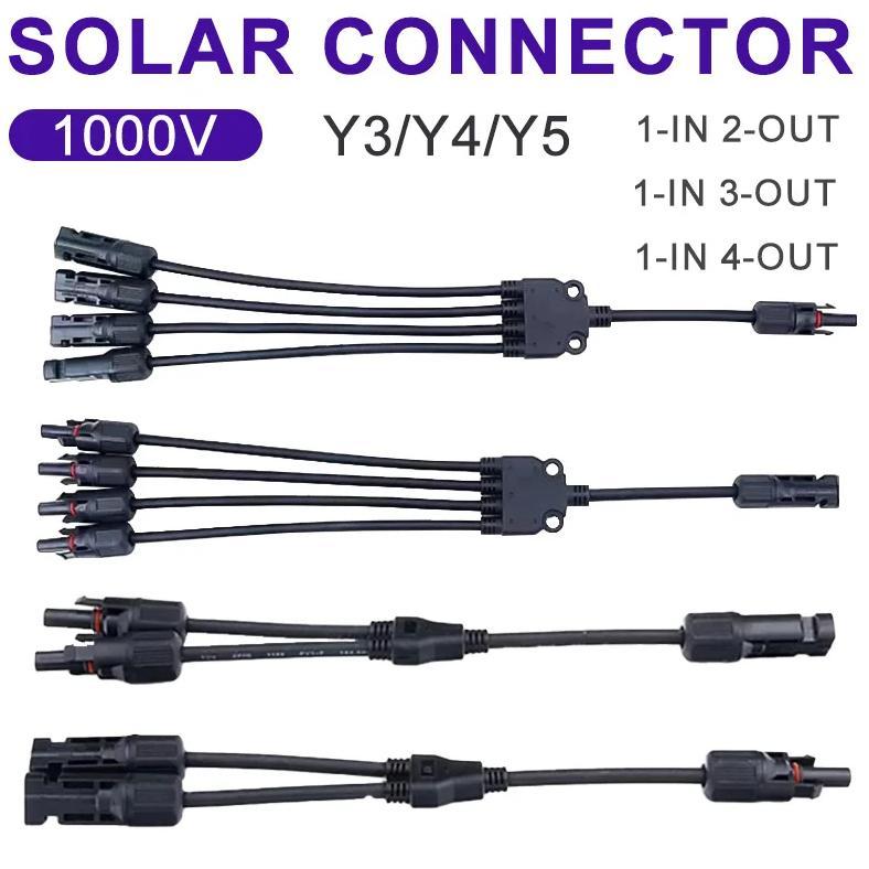 Jual 30A Photovoltaic PV Connector Y Type Adapter 1000V Parallel ...