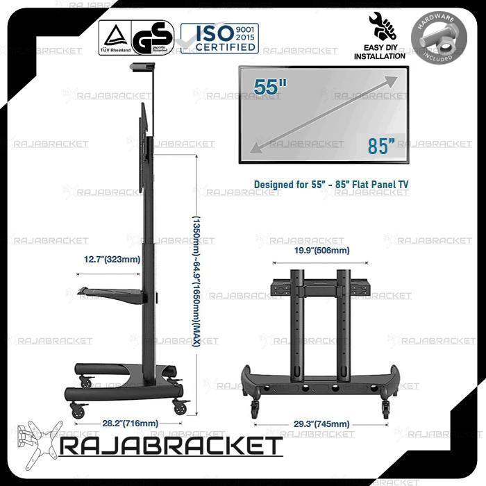 Jual Standing Bracket Tv Led 50 55 60 65 70 75 80 85 90 Inch ...