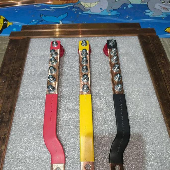 Jual BUSBAR 520 RST PANJANG 25 CM UNTUK MCCB 200A | Shopee Indonesia