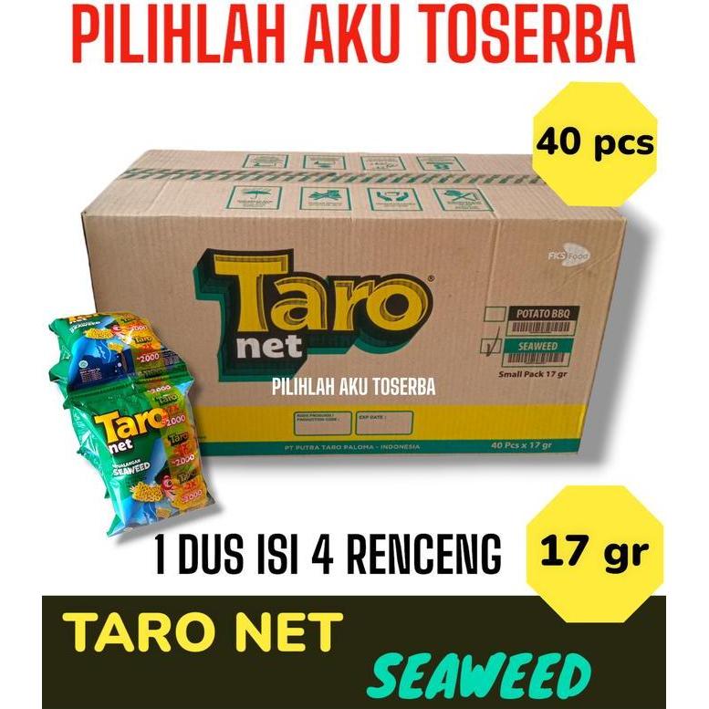 Jual Taro NET Snack SEAWEED RUMPUT LAUT RENCENG - ( HARGA 1 DUS ...