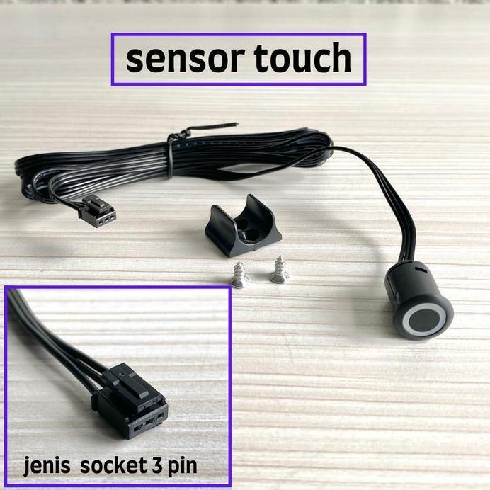 Jual led sensor switch FELTERRE | saklar lampu led hand swipe hitam ...