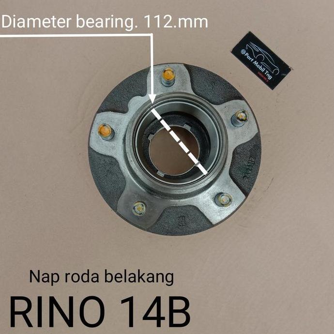 Jual BUTTERYID Wheel Hub Rear Nap Roda / Brake Drum Tromol Belakang ...