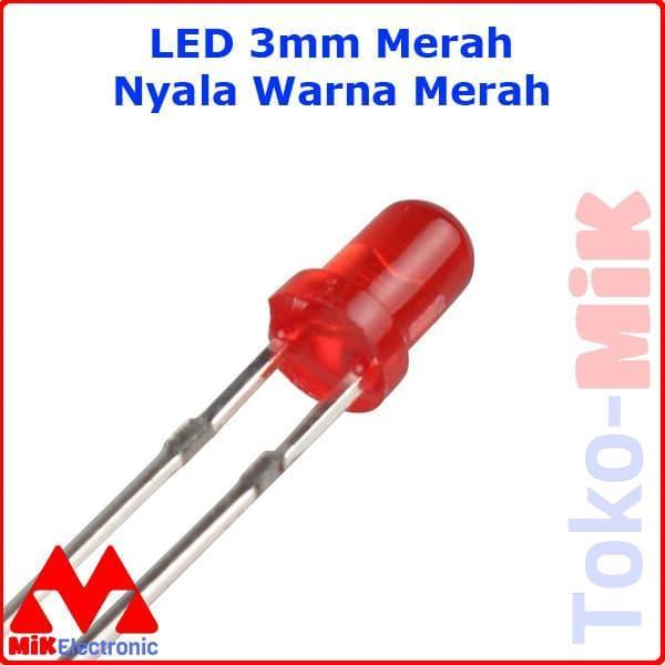 Jual LED 3MM 3 MM WARNA MERAH / RED | Shopee Indonesia