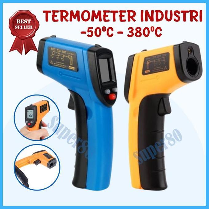 Jual Thermometer Industri Infrared Digital Termometer IR Infra Red ...