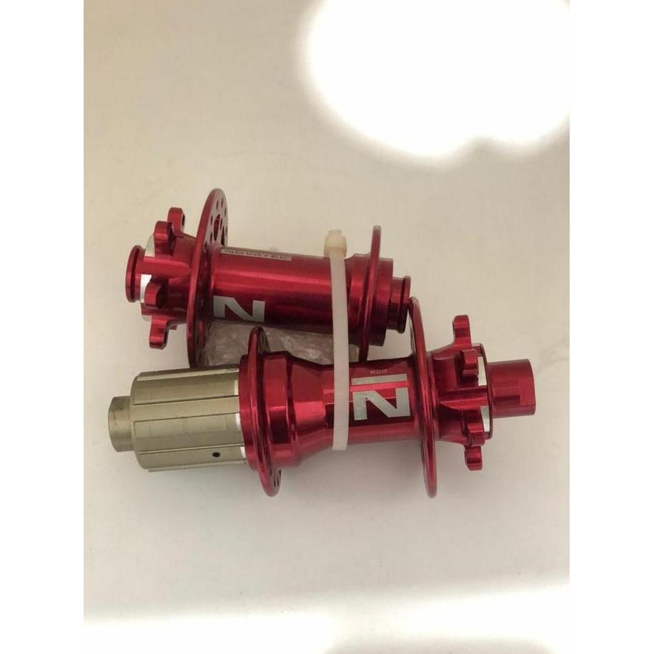 Jual NEW HUB FREE HUB NOVATEC RED ANNODIZED TA | Shopee Indonesia