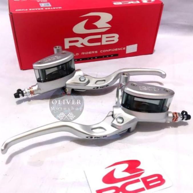 Jual Master Rem RCB Type E2 Oval 14mm Silver Universal - Kanan atau ...