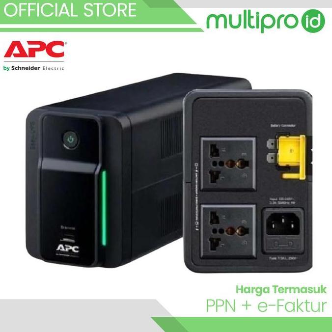 Jual UPS APC BVX700LUI-MS / BVG700I-GR 700VA 360W EASY UPS BVX APC BY ...