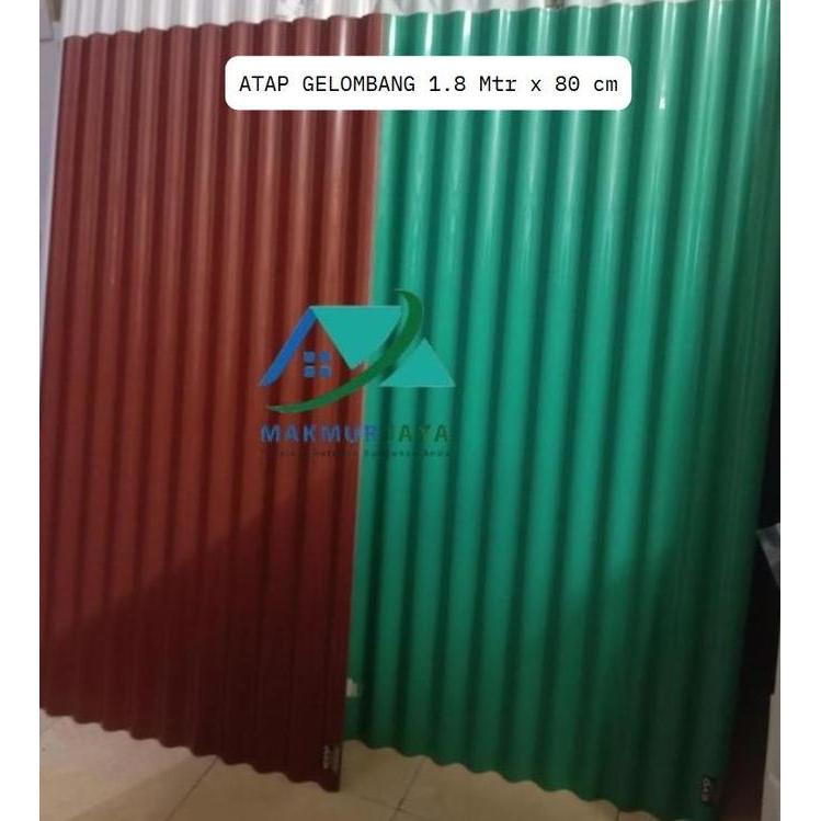 Jual Atap gelombang PP multi green 1.8 / Eco multiroof Atap go green ...