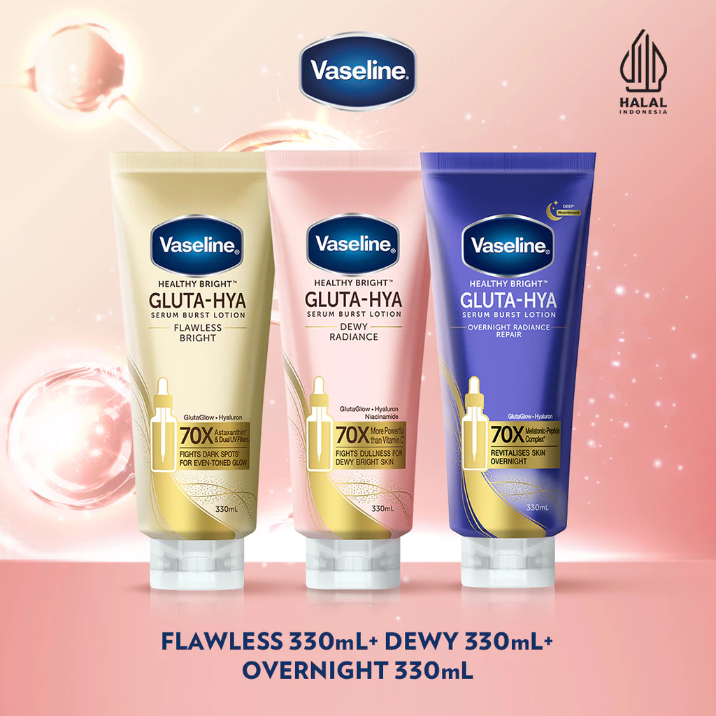 Vaseline Gluta Hya 330ml Multi Pack