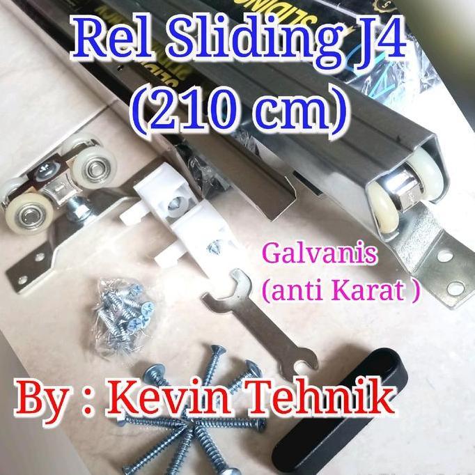 Jual Rel Sliding J4 210 cm, Rel Pintu Geser, Rel Pintu Sliding 210 cm ...