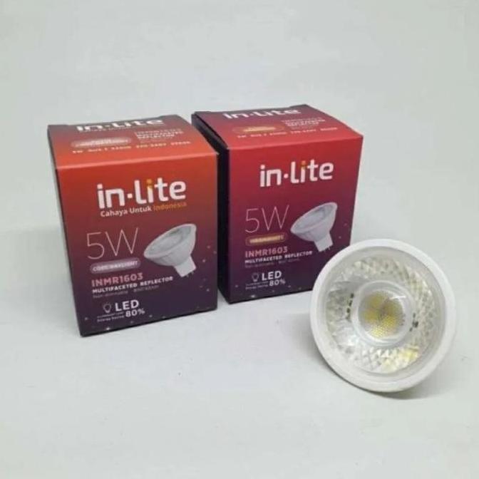 Jual LAMPU IN LITE HALOGEN LED SPOT MR16 INLITE LED MR16 5W INMR1603 ...