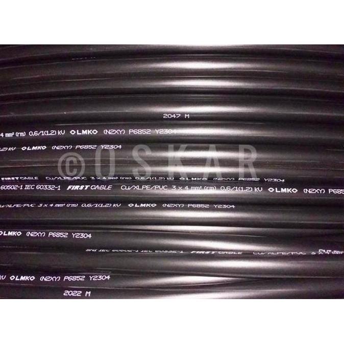 Jual KABEL LISTRIK N2XY NYY 3X4 FIRST CABLE (SNI + LMK) | Shopee Indonesia