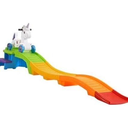 Kids Unicorn Up and Down Roller Coaster Toy, Ride Stroller, Indoor/Outdoor Toy Set main image 0