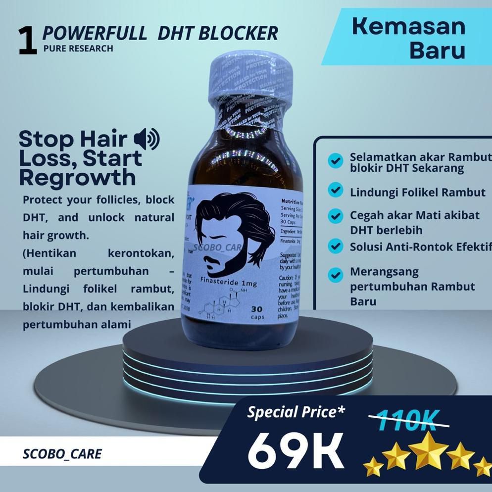 Jual Finasteride 1 mg Pum quality pharma Rambut Rontok penghambat DHT ...