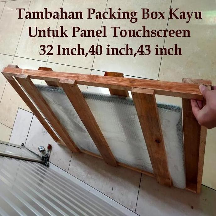 Jual Terpopuler- Tambahan Packing Box Kayu Untuk Panel Touch 32 Inch ...