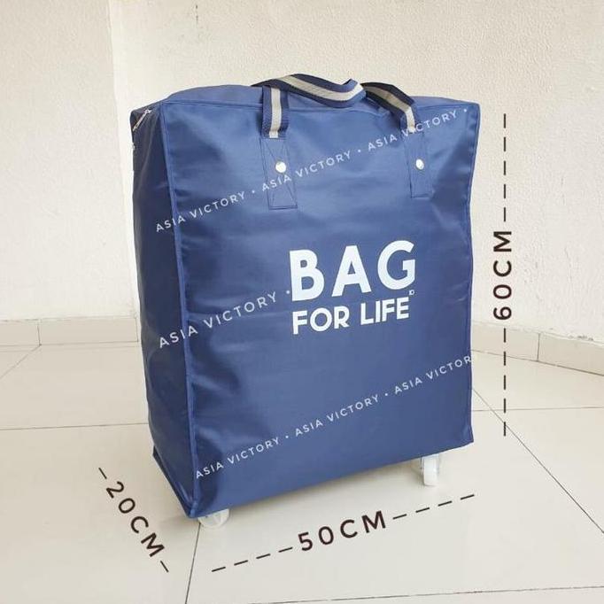 Jual NEW TAS RODA BAG FOR LIFE RODA 4 360' 50X60X20 TRAVEL TROLI BARANG ...