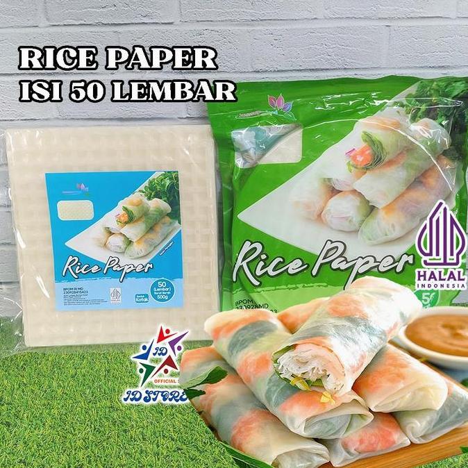 Jual Halal - Java Super Food Kulit Lumpia Rice paper 50 Lembar | Shopee ...
