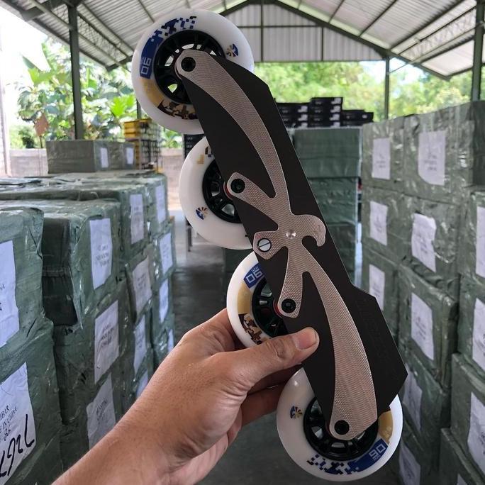 Jual frame wizard inline skate sepatu roda 4x90 set (TERBAIK) (TERBARU ...