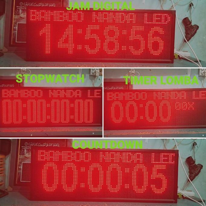 Jual Jam digital Stopwatch Timer lomba Countdown, Jam waktu mundur ...