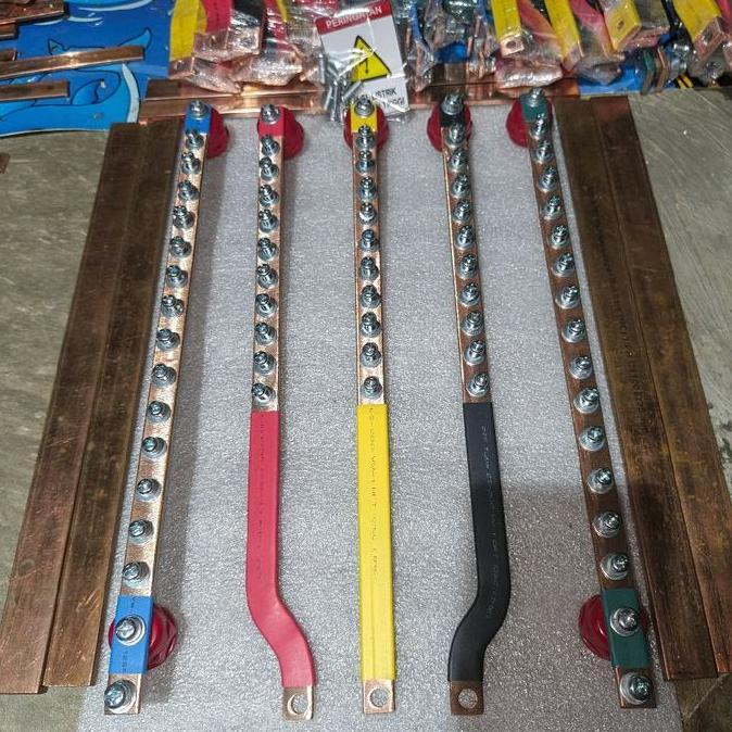 Jual BUSBAR 315 RSTN + GROUND PANJANG 35CM UNTUK MCCB 30A/100A | Shopee ...