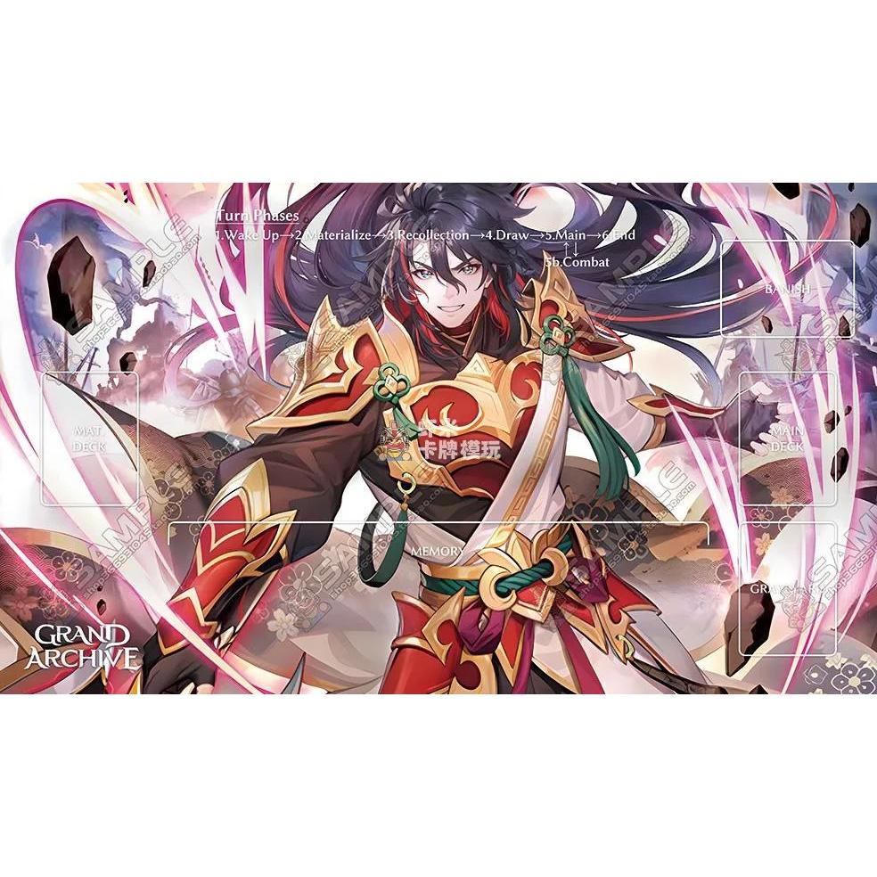 Jual Grand Archive Series 600x350mm Custom Playmat Playsheet