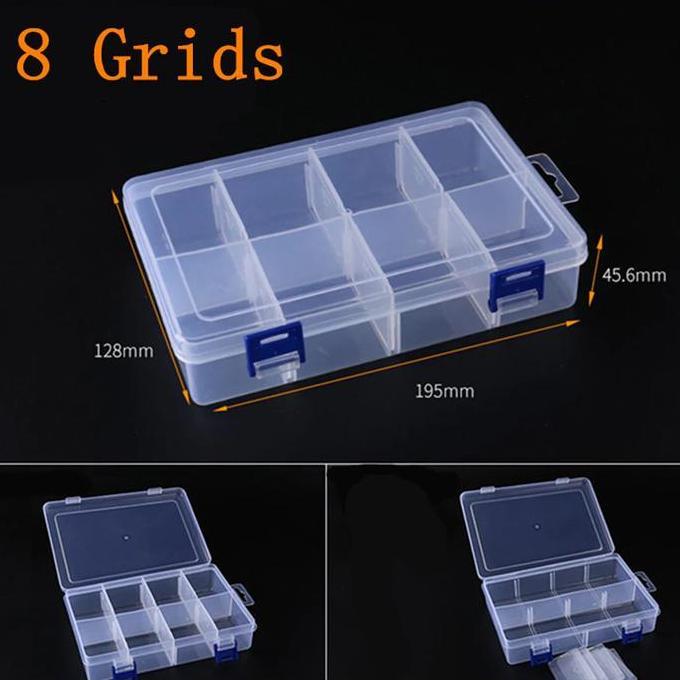 Jual Instancodbisa- Storage Box 8Slot Tempat Penyimpanan Komponen ...
