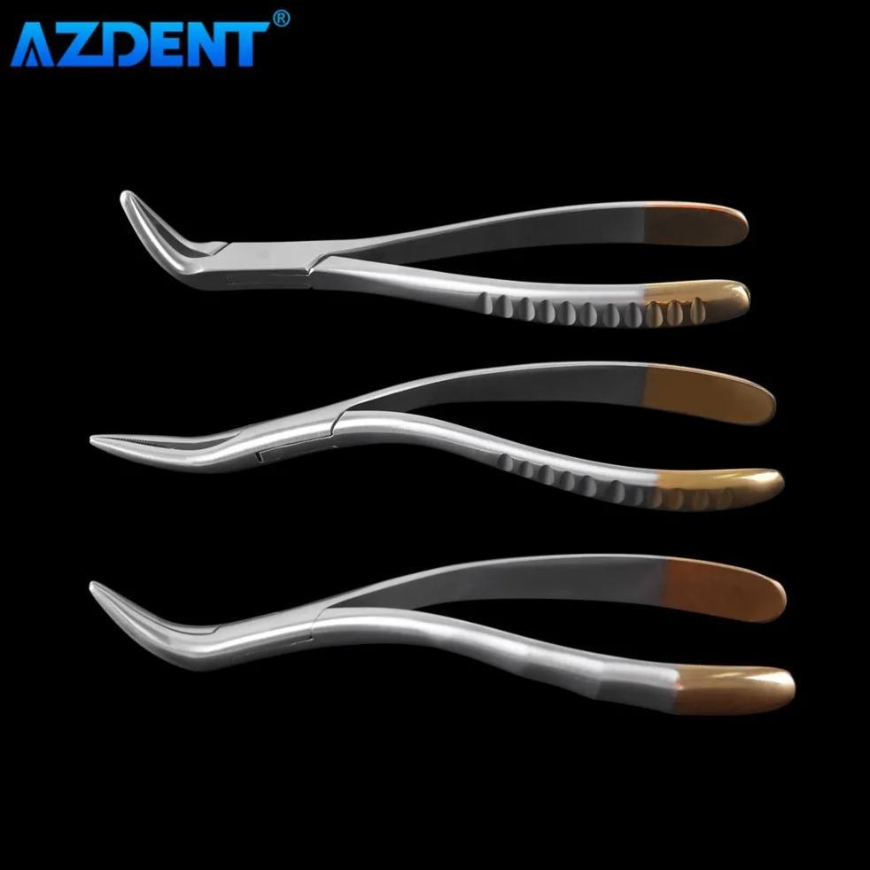 Jual AZDENT Dental Tooth Root Extraction Forceps Root Fragment Pliers ...