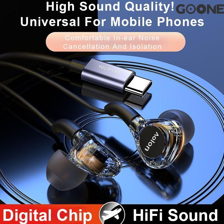 Jual Sale GOONE RM670 Wired Type C Gaming Super Bass USB C Stereo ...