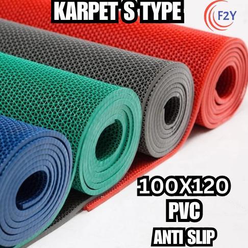 Jual Keset Lantai Kamar Mandi PVC Anti Slip Size 100 x 120 S Type ...