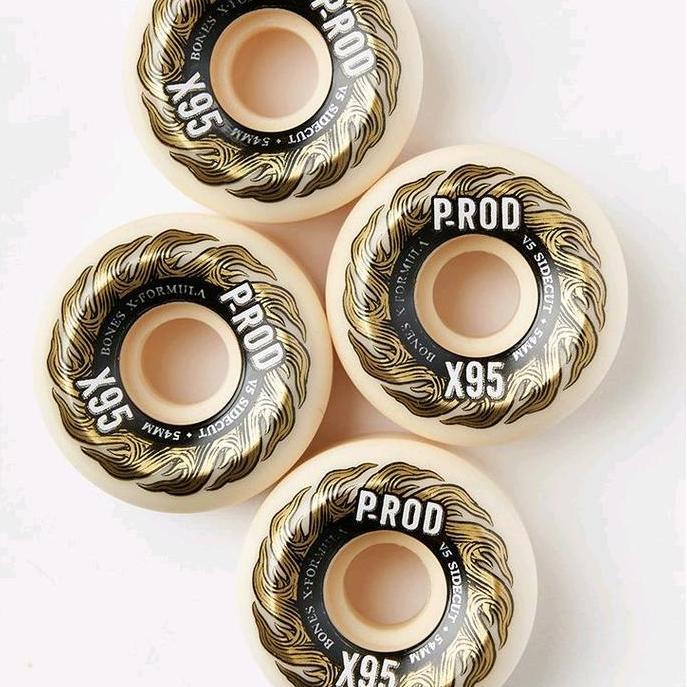 Jual Bones Rodriguez P-Rod Pro X-Formula V5 Sidecut 95a Skateboard ...