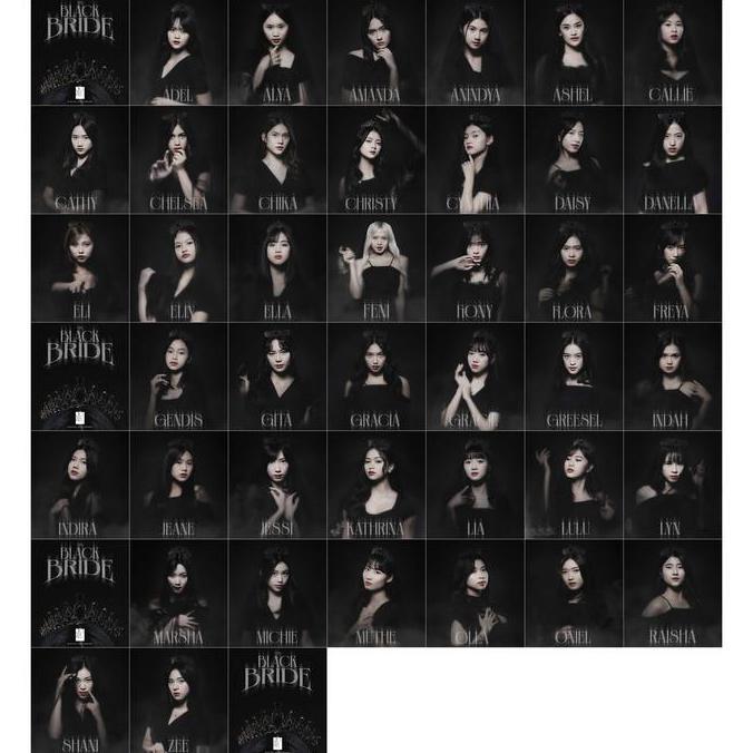 Jual Yabureta- Hologram Mini Stiker Jkt48 Love Letter 50 Pcs Sticker ...
