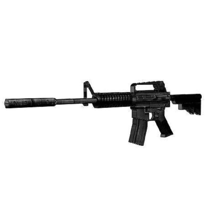 Jual DIY Papercraft Pola Senjata Full Size M4A1 Carbine (DIY=Kertas ...