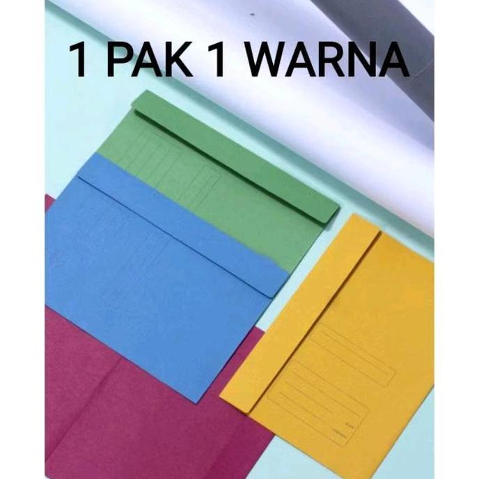 Jual map stopmap kertas 5002 tempat dokumen 1PAK 1WARNA | Shopee Indonesia