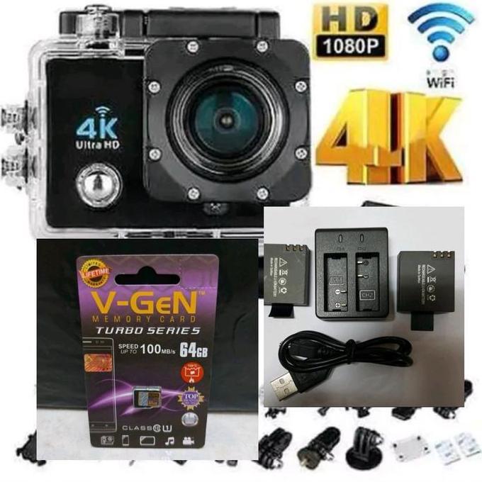 Jual [BISA COD] PAKET LENGKAP KOGAN WIFI Action Cam PLUS MEMORY 8,16,32 ...