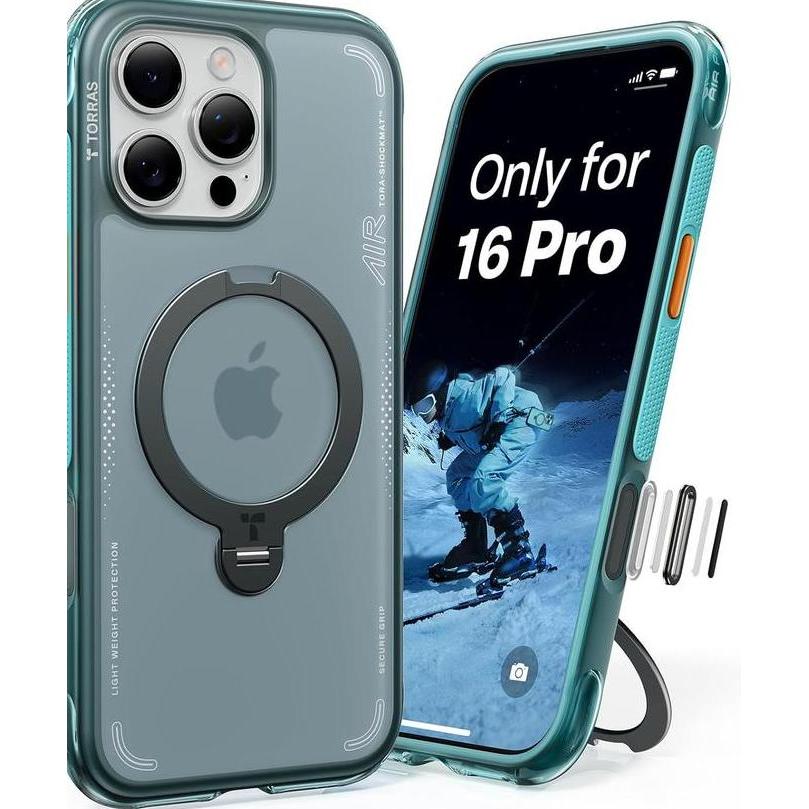 Jual TORRAS Casing 360 Ostand Q3 Air untuk iPhone 16 Pro Max Magsafe ...