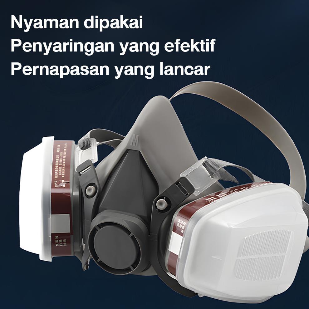 Jual Masker Gas Industrial Kn95 Apd Pelindung Kimia Debu Virus Racun ...
