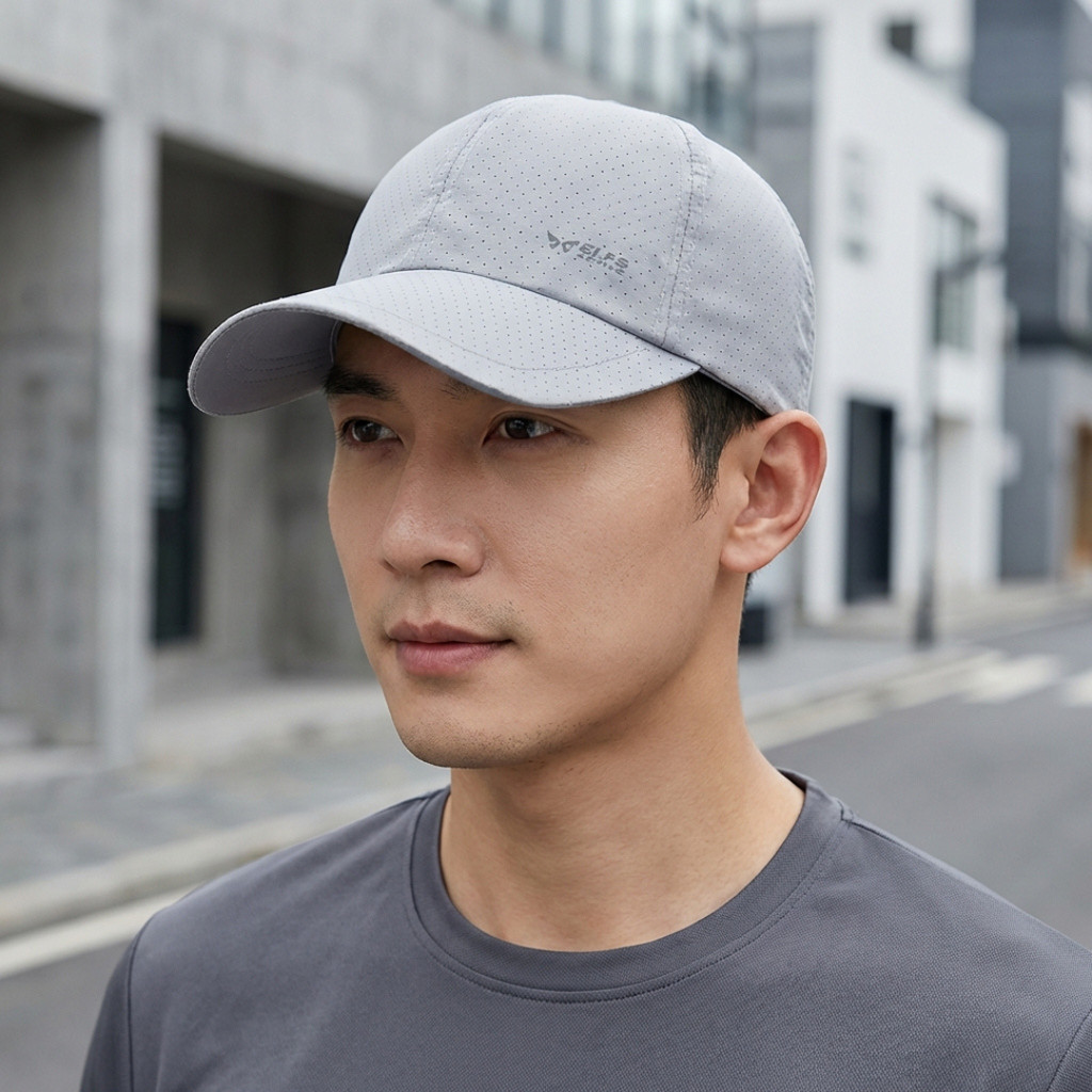 Jual Athleisure Topi Running Hiking Hat Quick Dry Reflective Mesh ...